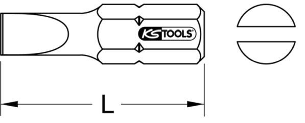 KS TOOLS atsuktuvų rinkinys 911.2620